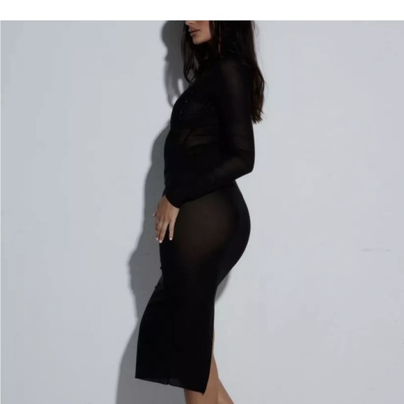 SLA black Soho Midi dress - Picture 3 of 14